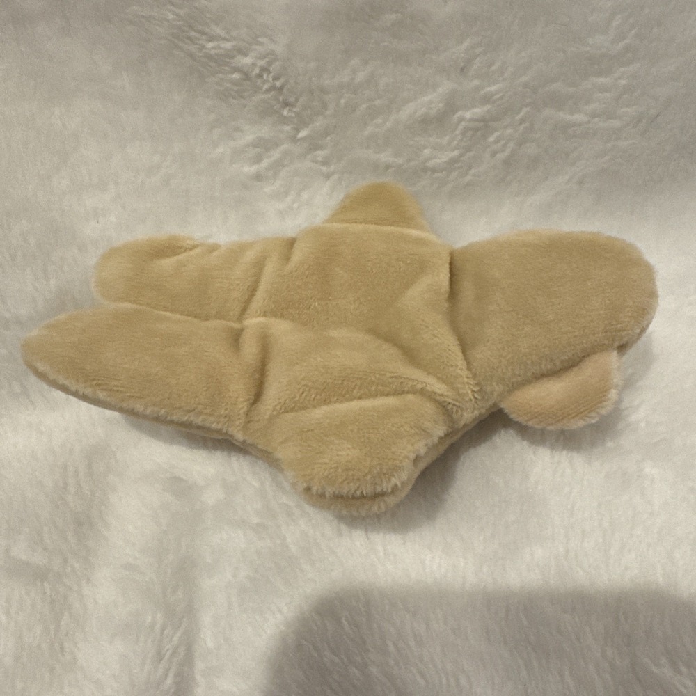 Pancake Plush Bear Gingerbread bear Plush 5.5" Embroidered Features NWOT Teddy - Picture 5 of 6